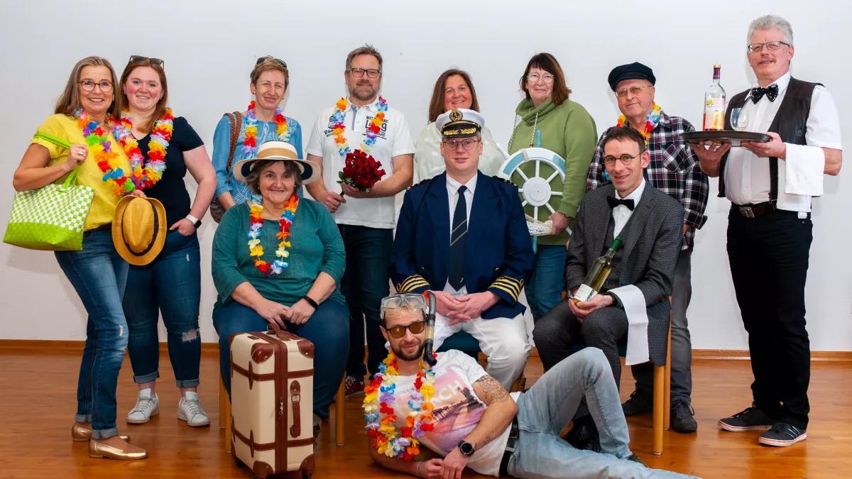 Das Ensemble der Volksbühne Elspe freut sich endlich wieder auf die große Bühne zu treten.