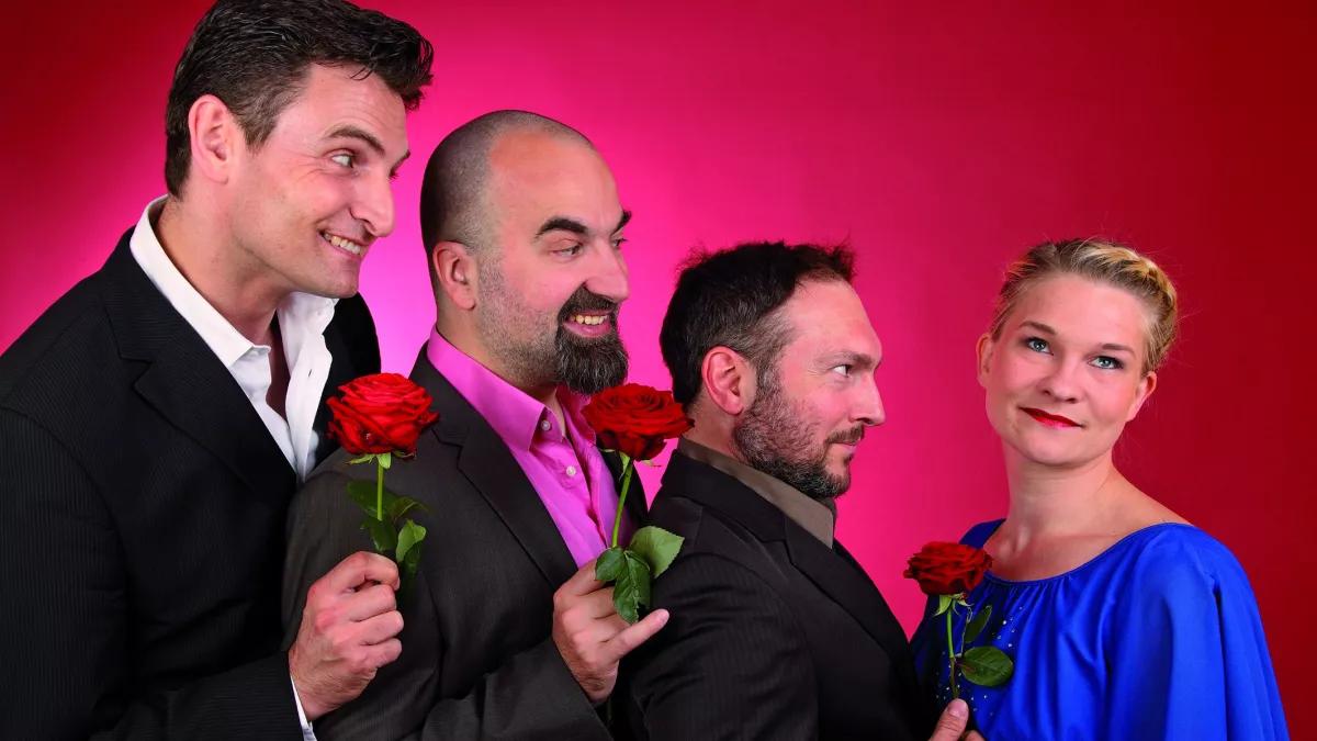 Das Springmaus Theater Bonn gastiert mit „Bombastisch romantisch“ im PZ Meggen.