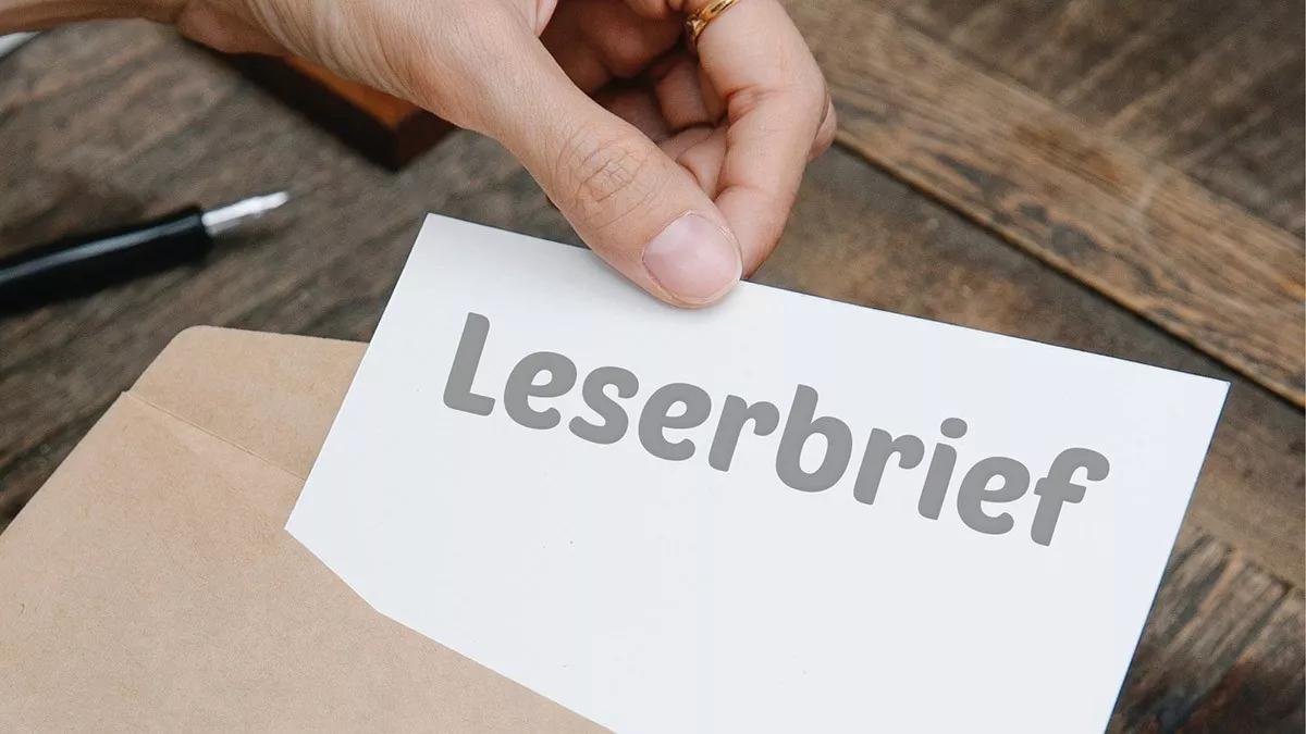 Symbolfoto Leserbrief