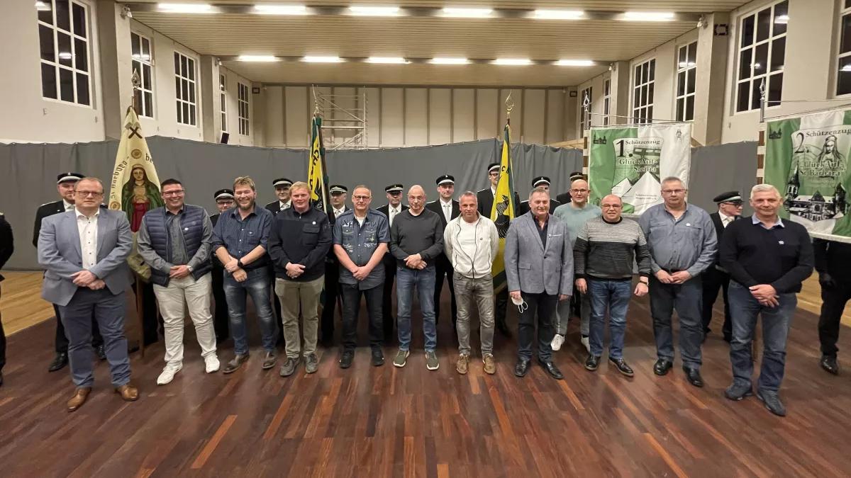 Die Jubilare beim Schützenverein Meggen.