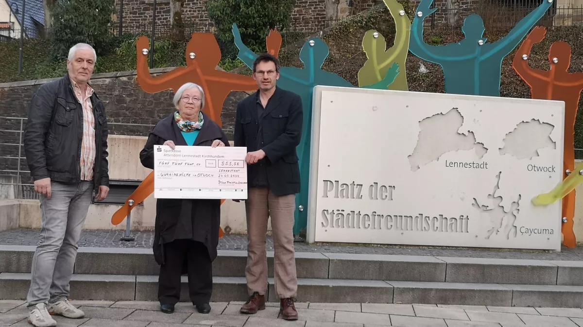 Andreas Verbeek, Christa Orth-Sauer und Gregor Kaiser (von links).