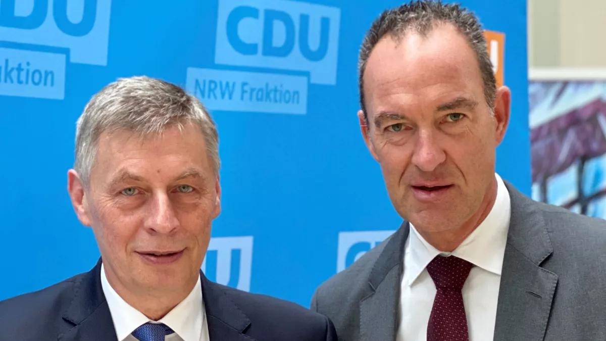 Bodo Löttgen (links) mit Jochen Ritter.