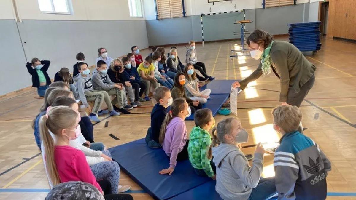 Autorin Andrea Behnke begeisterte die Schüler mit ihren Lesungen.