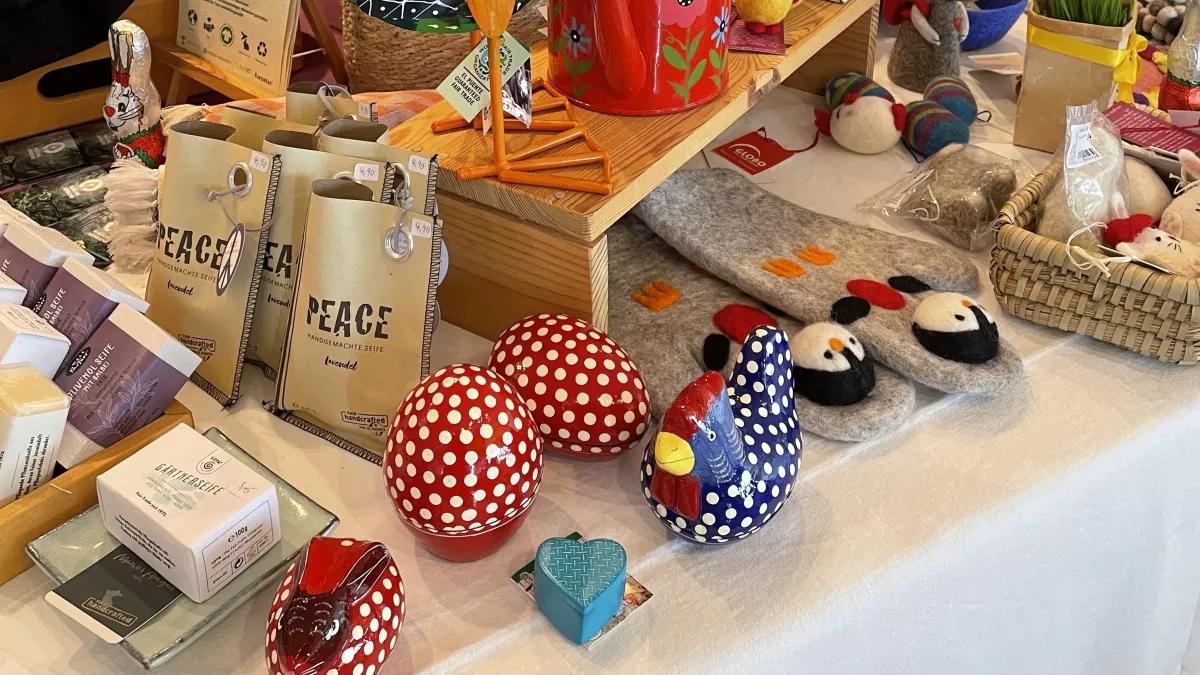Jede Menge besondere Produkte wurden beim Kreativmarkt ausgestellt und verkauft.