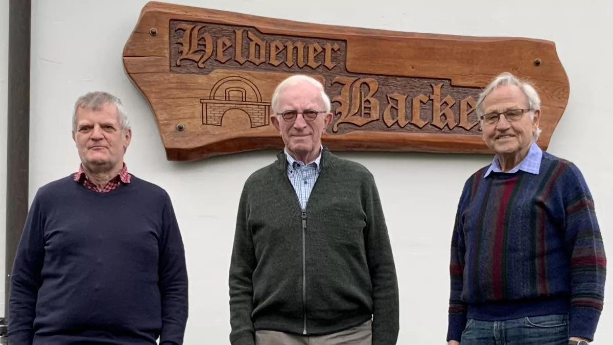 Der Vorstand: Kassierer Ulrich Rüenauver, Vorsitzender Herbert Zens und Schriftführer Anton Bicher (v.l.).