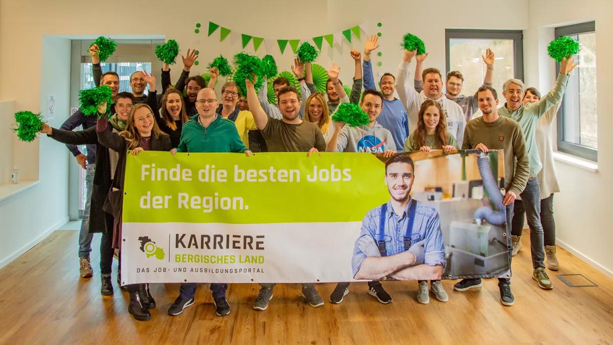 Der Start von Karriere Bergisches Land wurde vom ontavio-Team in Lennestadt gefeiert.