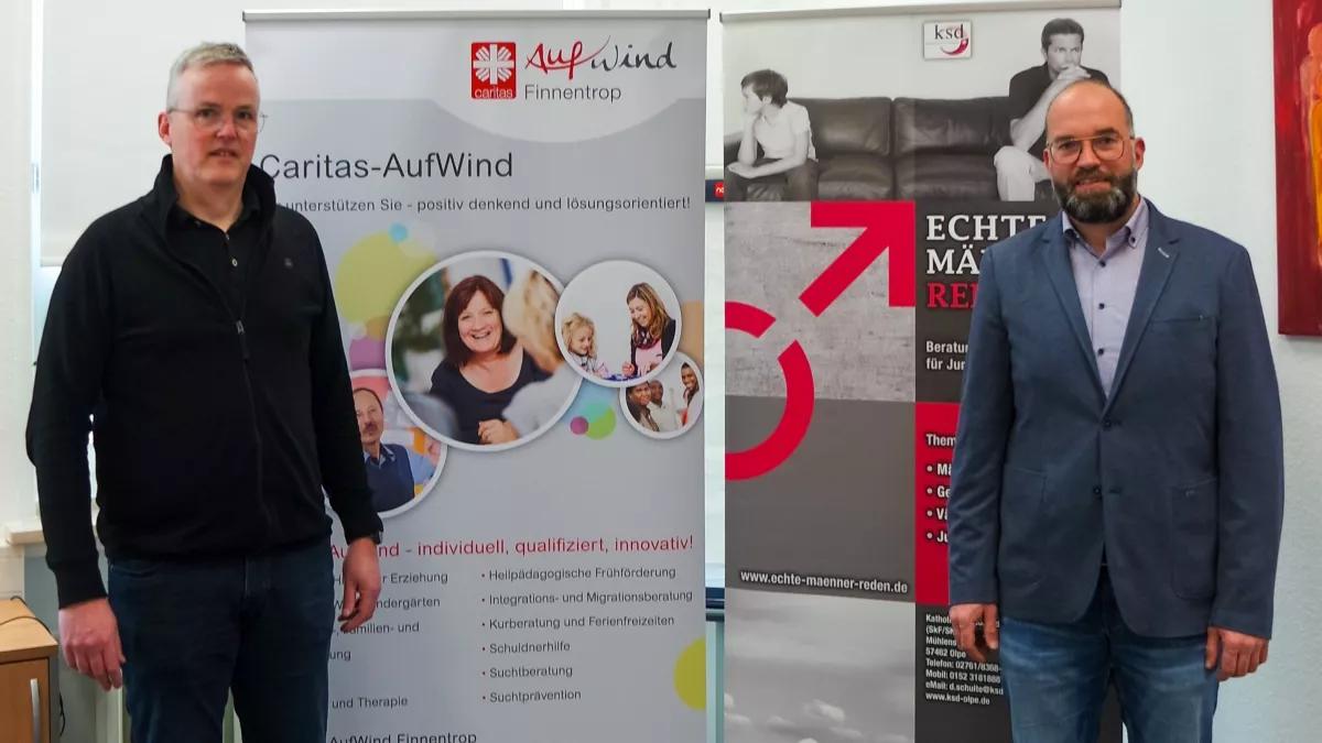 Ulrich Gabriel (links) und Daniel Schulte.