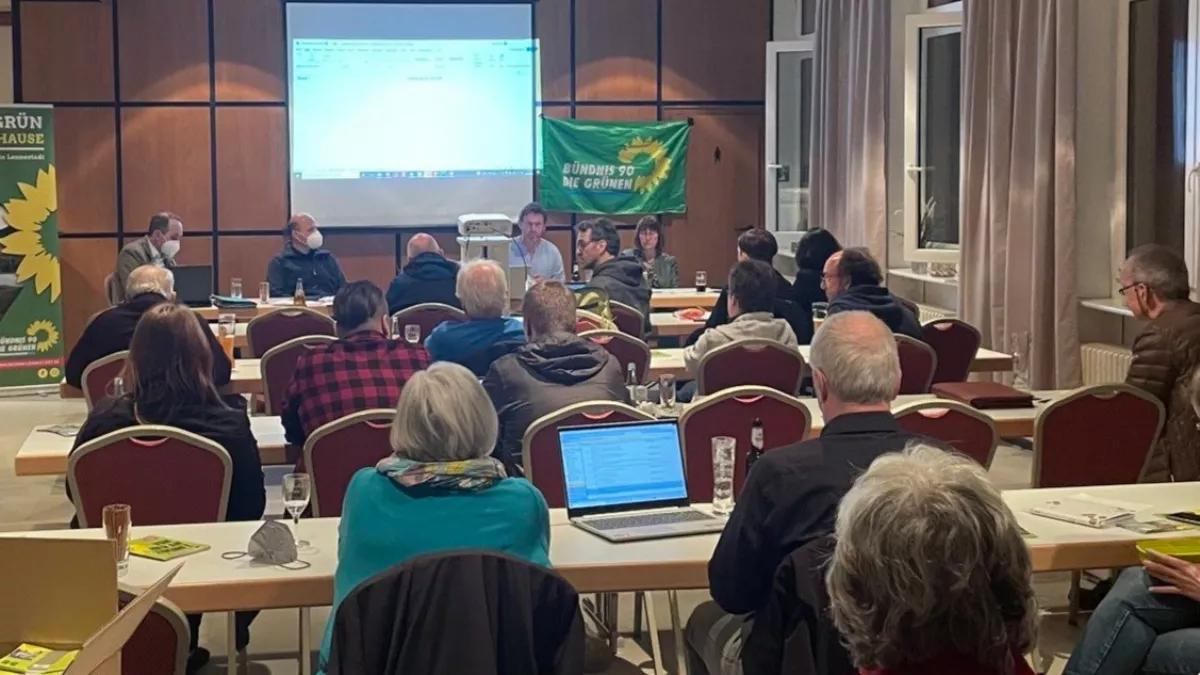 Der Kreisverband der Grünen versammelte sich im Schützenhof in Meggen.