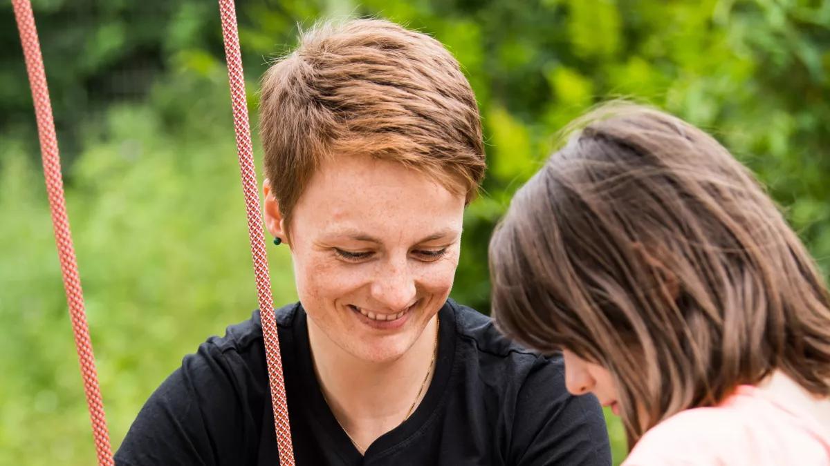 Austauschen und Klettern stehen im Mittelpunkt der Veranstaltung.