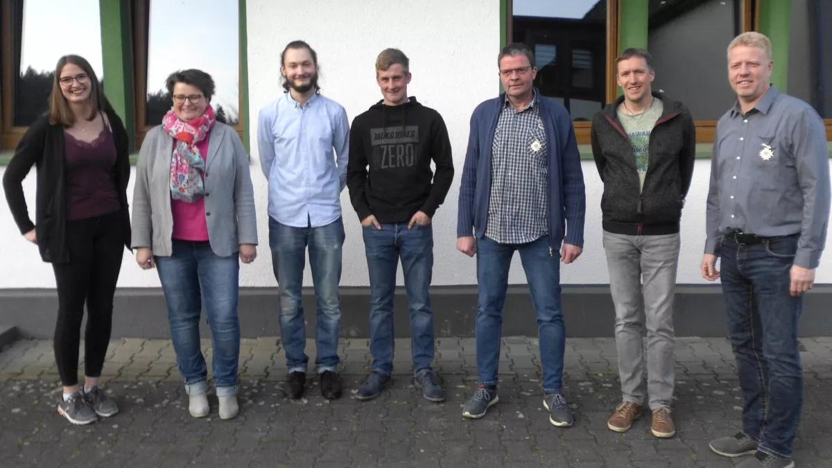 Der neu gewählte Vorstand des Spielmannszuges Rönkhausen