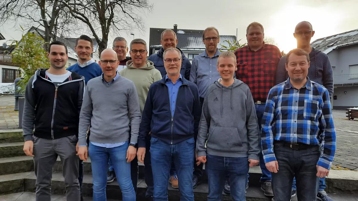 Der Vorstand des MGV Wenden bleibt weiterhin bestehen.