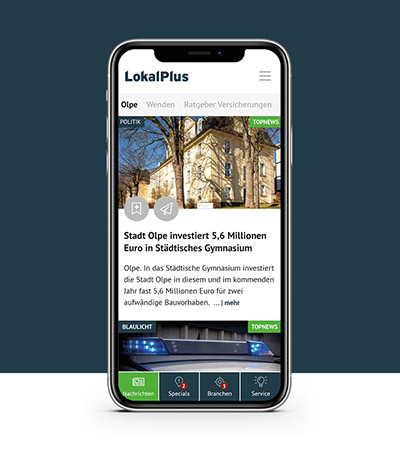 LokalPlus als App immer dabei